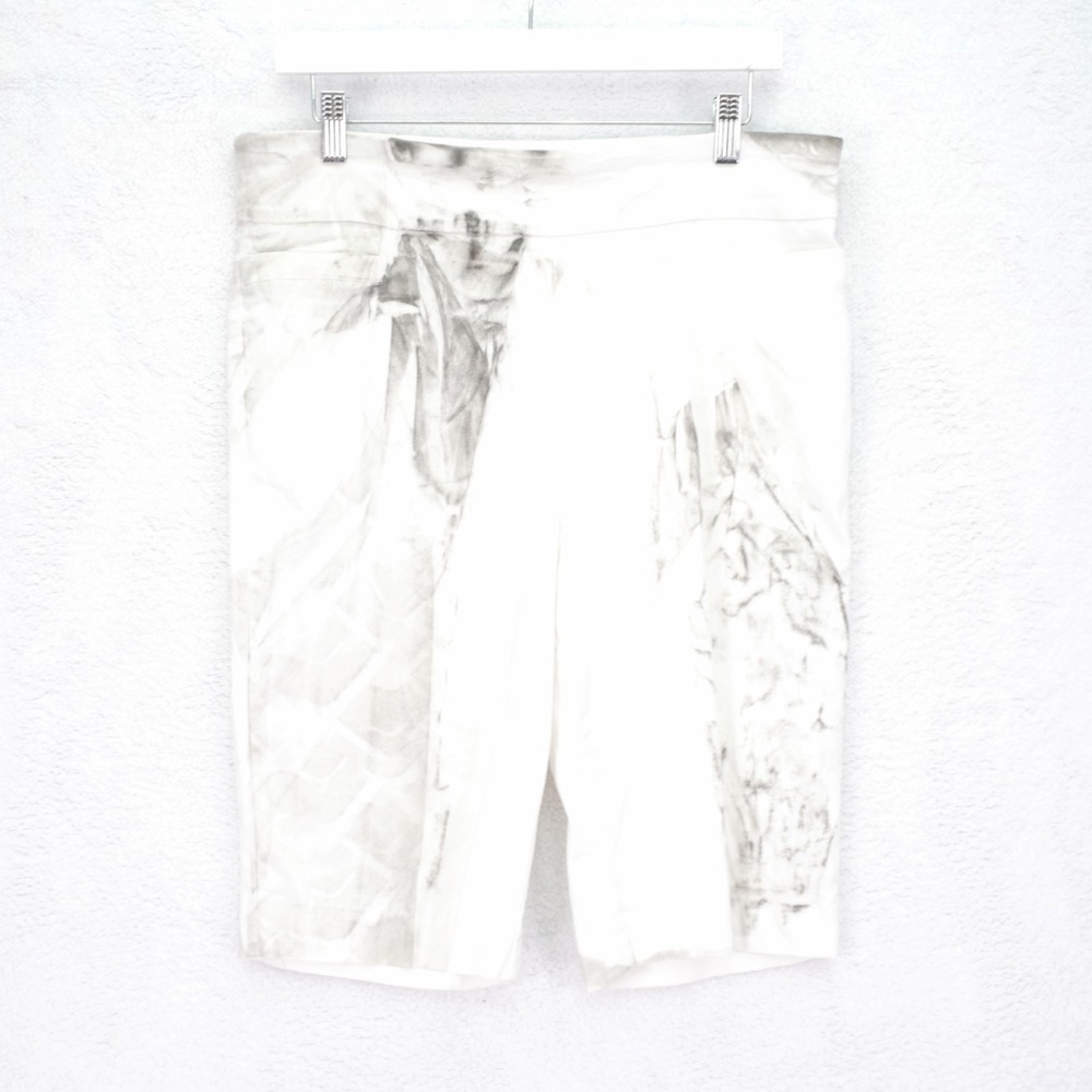 Kim Rogers Leggings Athleisure Pants Tummy Control‎ -14  34 / 11- White Gray